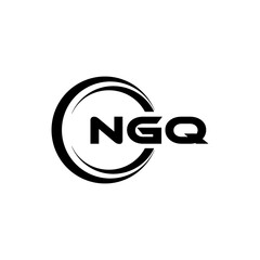 NGQ Logo Design, Inspiration for a Unique Identity. Modern Elegance and Creative Design. Watermark Your Success with the Striking this Logo.