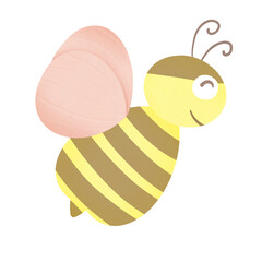 bee and honey