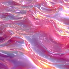 Pink glittery water wallpaper