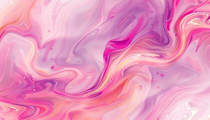 Abstract flowing pink gradient wavy wallpaper