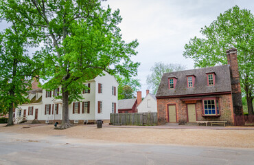 The “Historic Triangle” Historical Colonial Williamsburg in Virginia