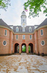 The “Historic Triangle” Historical Colonial Williamsburg in Virginia