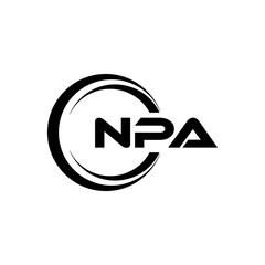 NPA Logo Design, Inspiration for a Unique Identity. Modern Elegance and Creative Design. Watermark Your Success with the Striking this Logo.