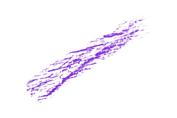 purple pencil strokes isolated on transparent background
