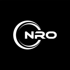 NRO Logo Design, Inspiration for a Unique Identity. Modern Elegance and Creative Design. Watermark Your Success with the Striking this Logo.