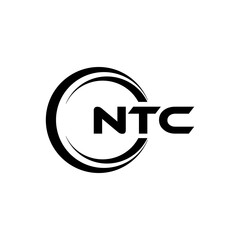 NTC Logo Design, Inspiration for a Unique Identity. Modern Elegance and Creative Design. Watermark Your Success with the Striking this Logo.