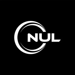 NUL Logo Design, Inspiration for a Unique Identity. Modern Elegance and Creative Design. Watermark Your Success with the Striking this Logo.