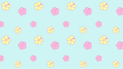 ハイビスカスパターン⭐︎