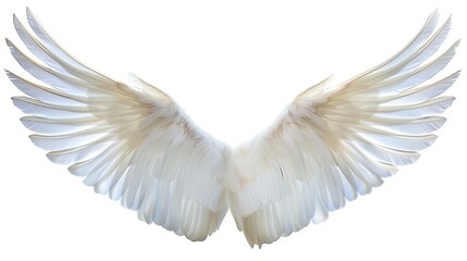 Angel wings. Generative AI - obrazy, fototapety, plakaty