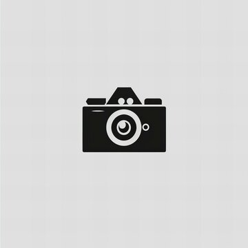 Minimalist camera logo 