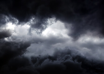 Dramatic Clouds Background - 761298146