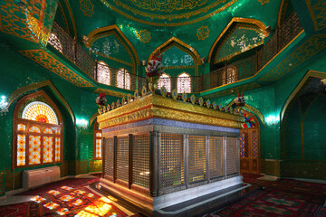 Interior of the Bibi-Heybat Mosque in Baku