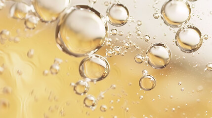 Fototapeta premium Sparkling water, serum