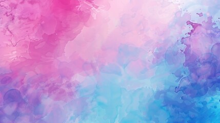 Fototapeta na wymiar Sweet pastel colorful watercolor paint gradient background. AI generated image