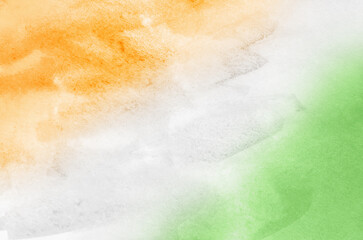 Tri Color Indian Flag Color Background