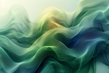 digital art in the style of octane render, abstract background, waves, flowing fabrics, wavy shapes, soft edges, delicate texture, ethereal atmosphere, soft light, - obrazy, fototapety, plakaty