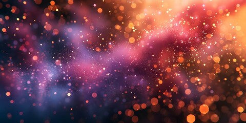 Capturing dynamic movement in vivid colors: Vibrant particle dance background. Concept Dynamic Movement, Vibrant Colors, Particle Dance, Background Effects