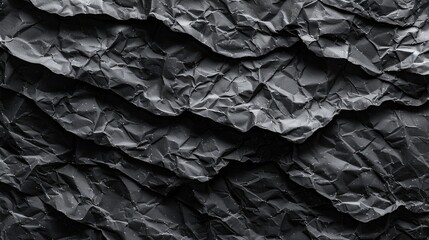 Textured black paper scan. Generative AI