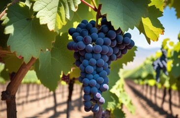 Fototapeta premium grapes on vine