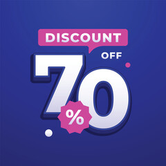 Sale Discount Design for Commercial Label