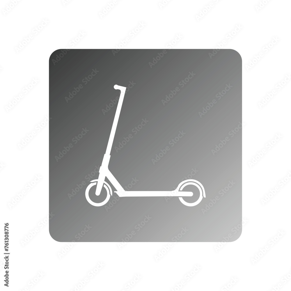 Wall mural scooter icon vector