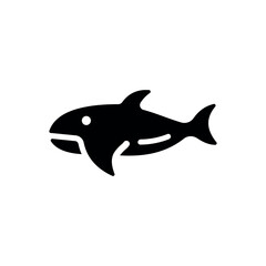 orca  icon vector illustration