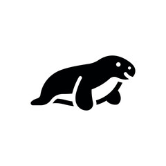 Honey Badger icon vector illustration