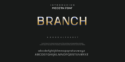 Modern san serif and elegant vector typography set. Ideal for headline, logo, poster and etc. - obrazy, fototapety, plakaty