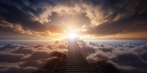 Amazing Stairway In Heaven, Way To God - 761310556