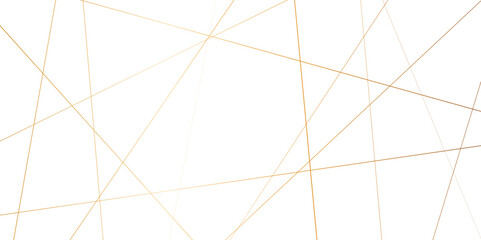 Random chaotic lines with triangle golden tempelete. geometric pattern, 3d illustration. geometric design created using light gold digital tecnology. creative web line on transparent background