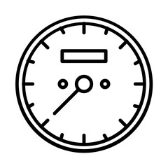 Speedometer line icon