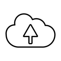 Upload line icon