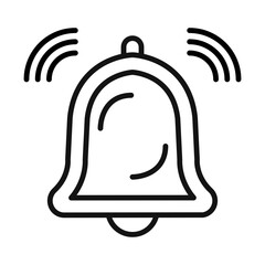 Alarm line icon