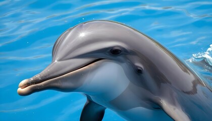 A Dolphin With A Mischievous Glint In Its Eye