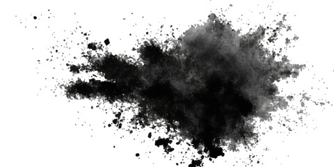 Paint stains black blotch background. Grunge Design Element. Brush Strokes. Vector illustration	 - obrazy, fototapety, plakaty