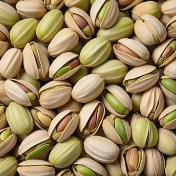 pistachios isolated on a transparent background