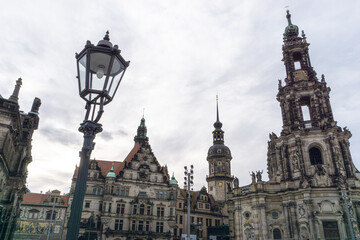 Fototapeta na wymiar Katholische Hofkirche, Altstadt Dresden, Deutschland