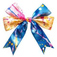 ribbons isolated on white background or transparent background. 