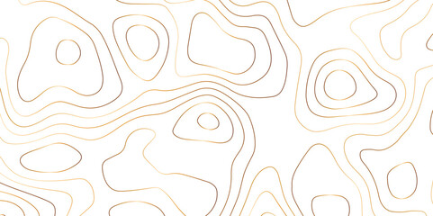 Abstract golden topography vector background. Topographic map. Geographic mountain relief. counter map golden wavy line paper textrue. grid curve line abstract vector illustration .