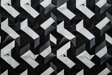 A clean geometric pattern in monochrome