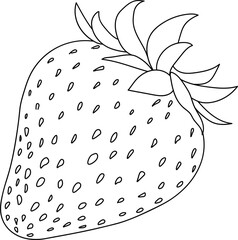 Strawberry Outline