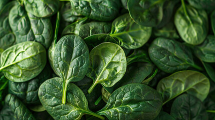 Fototapeta premium super Ultra closeup macro of spinach