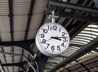 Clock at Railway station in Bangkok