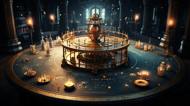 Astrology and Zodiac Signs: Imagery representing astrological signs.