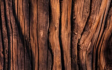 Walnut tree texture close up. Wide walnut wood texture background. Walnut veneer is used in luxury finishes. - obrazy, fototapety, plakaty