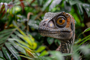 Velociraptor in the jungle