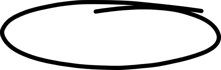 Hand Drawn Scribble Ovals | Doodle Shapes Set | Marker Elements