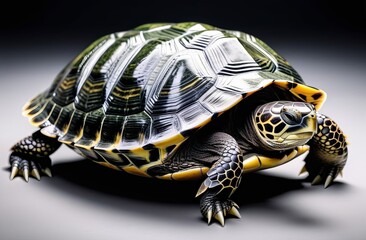 Obraz premium turtle on a rock