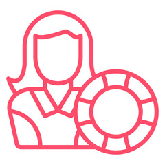 Lifeguard Female Icon Style