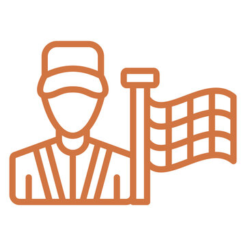 recommend clip art: Flagman Icon Style